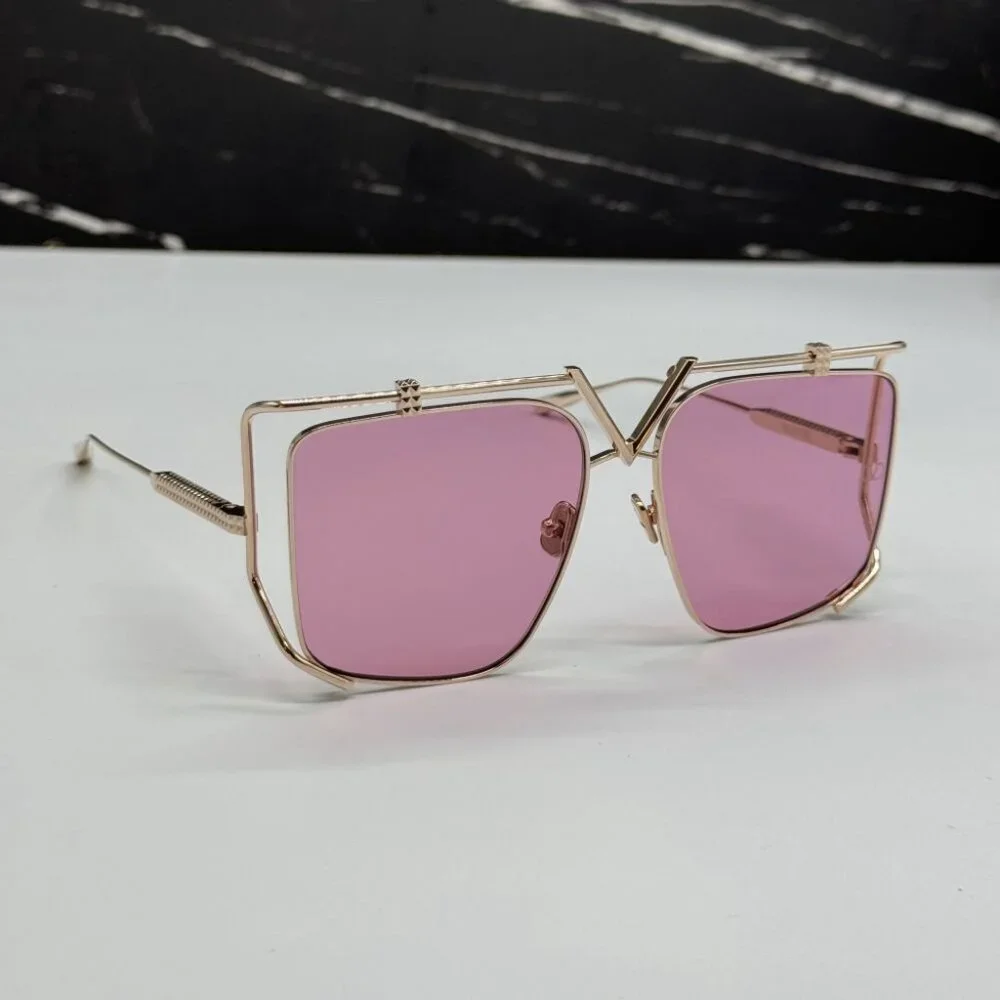 NEW VALENTINO V-LIGHT PINK WOMEN SUNGLASSES VALENTINO VLS-116C PINK